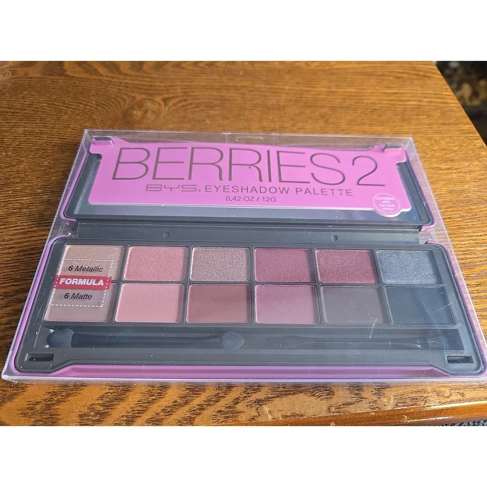 BYS EYESHADOW PALETTE BERRIES 2, WITH MIRROR‎